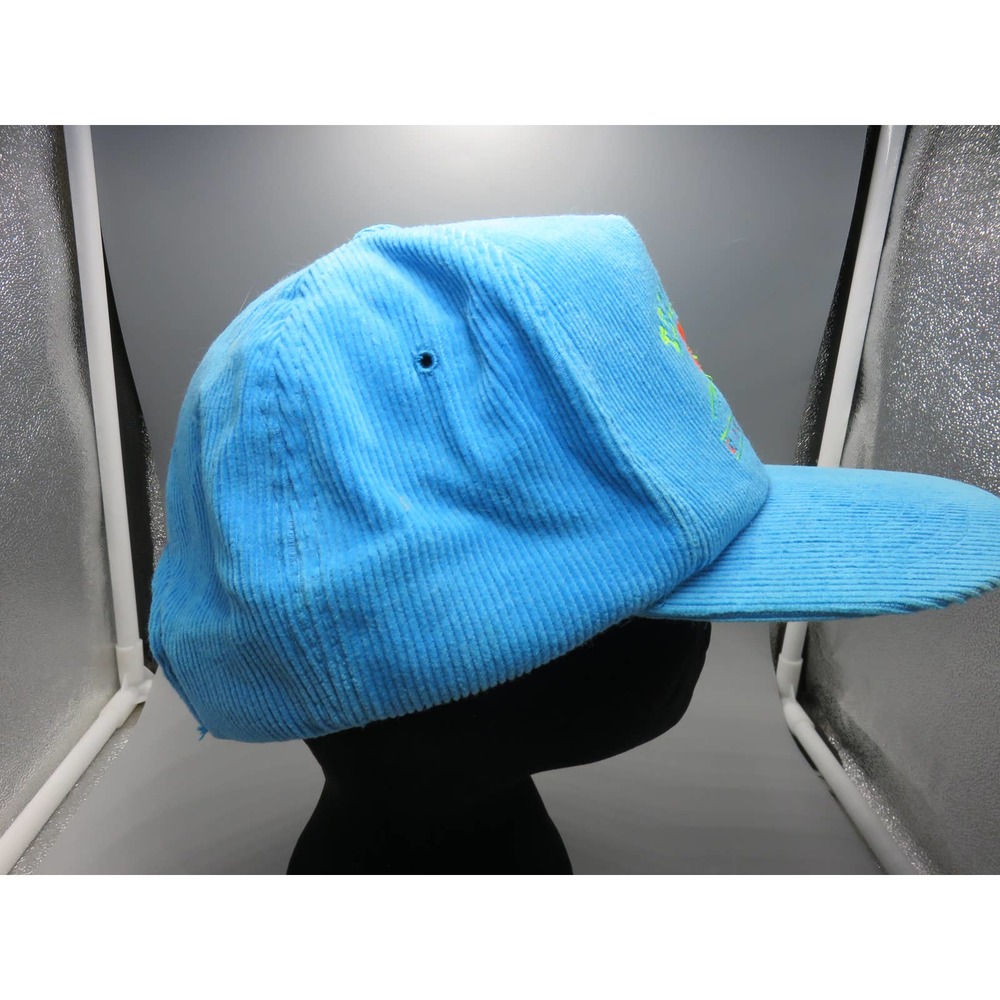 Vintage Corduroy Baseball Snapback Hat Telluride Colorado Yupoong Korea Mint - Picture 5 of 13